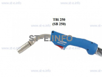 Горелка для полуавтоматической сварки TBi 250-blue-ESG, длина 3 метра - st-e.info - Балашиха