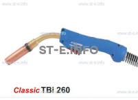 Горелка для полуавтоматической сварки TBi 260-blue-ESG, длина 4 метра - st-e.info - Балашиха