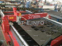 Портальный станок скоростной плазменной резки метала ST-1325UF - st-e.info - Балашиха