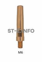 Наконечник М6*45*1,6 (для горелки qtb-500) Panasonic - st-e.info - Балашиха