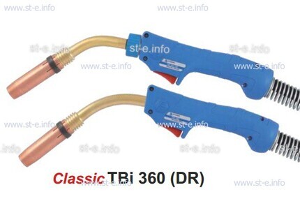 Горелка для полуавтоматической сварки TBi 360-blue-ESG, длина 3 метра - st-e.info - Балашиха
