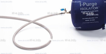 Односторонняя заглушка с трубкой и клапаном ISO 46" (1168 mm)  - st-e.info - Балашиха