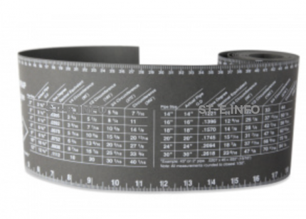 Лента для разметки труб 128mm*2740mm - st-e.info - Балашиха